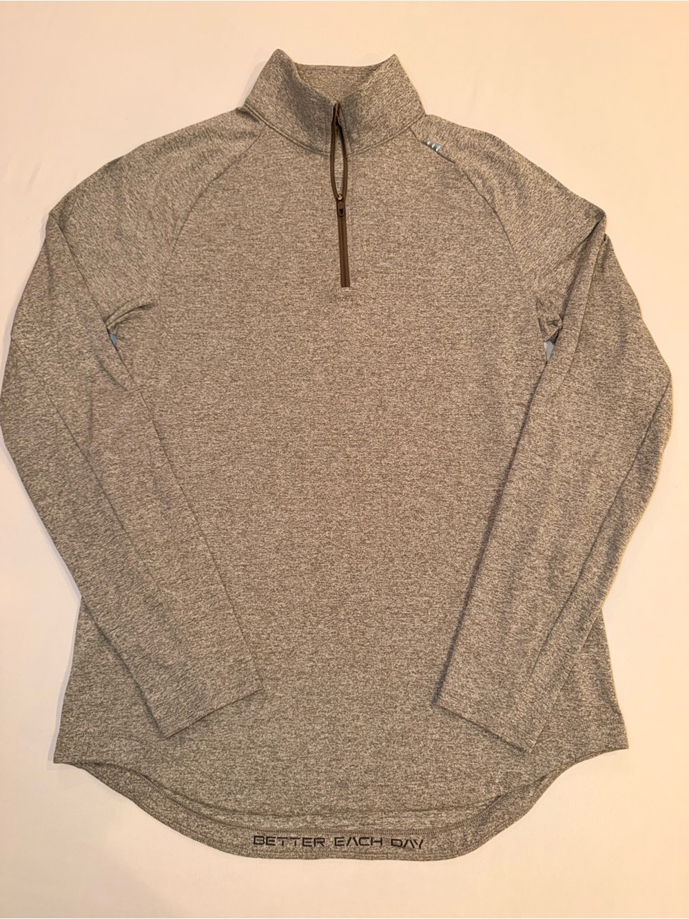 lululemon Surge Warm 1/2 Zip Pullover Heathered Grey Men’s M